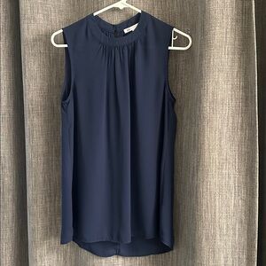 DR2 Navy Sleeveless Blouse